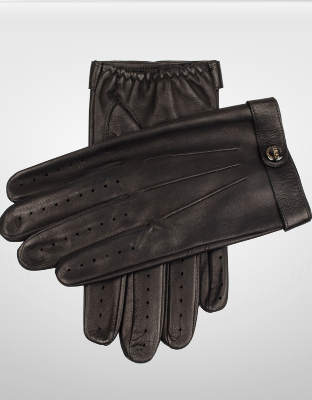 DENTS - Unlined Leather Driving Gloves Made In England Daniel Craig Fleming