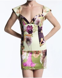 Muma World - Mixed Canopy Celine Mini Dress