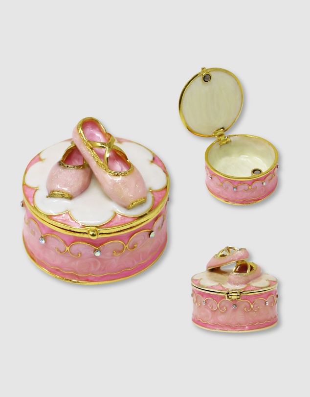 Pink Poppy - Blush & Gold Trinket Box Bundle