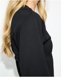 Dazie - Agnes Cinched Long Sleeve Top