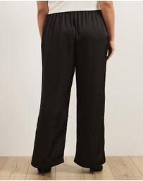 Atmos&Here Curvy - Safffy Satin Pants