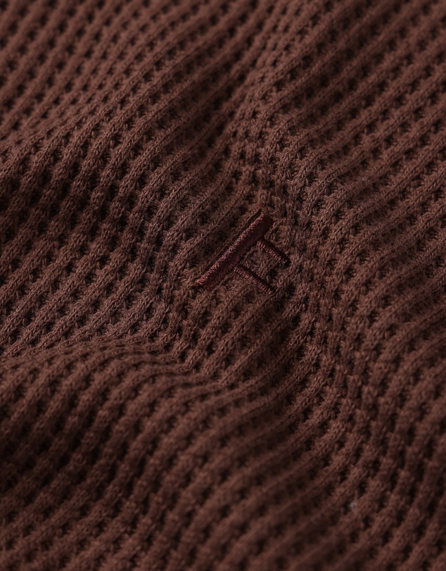 Former - AG RAGLAN WAFFLE // BROWN