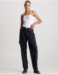Calvin Klein Jeans - Cotton Stretch Monogram Bodysuit