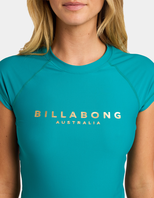 Billabong - Womens Pacific Short Sleeve Foil Rashguard