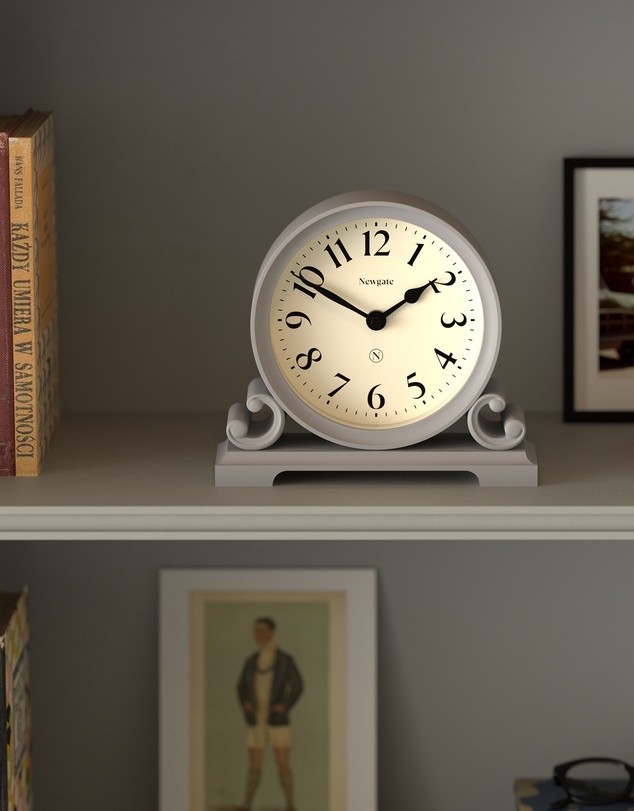 Newgate - Newgate Divisadero Mantel Clock-Clock Grey