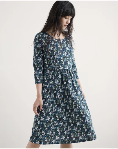 Seasalt - Seasalt Cornwall Blue 3/4 Enor Dress