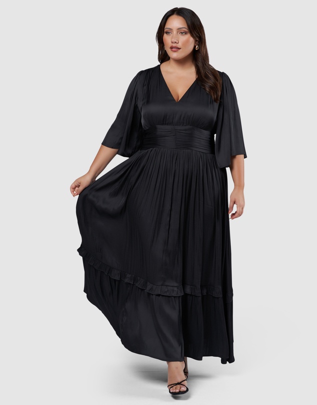 Pink Dusk by Curve Project - Work It Maxi Dress