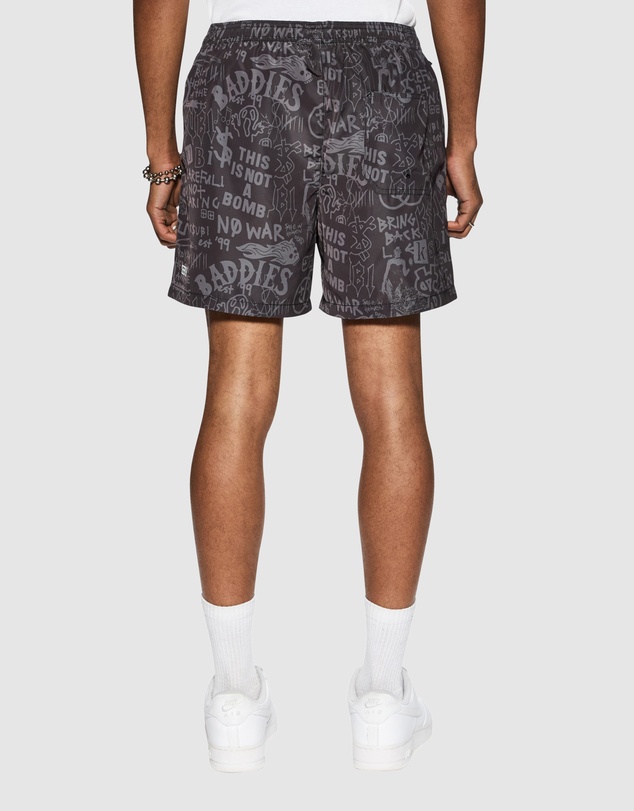 Ksubi - BADDIES BOARDSHORT BLACK