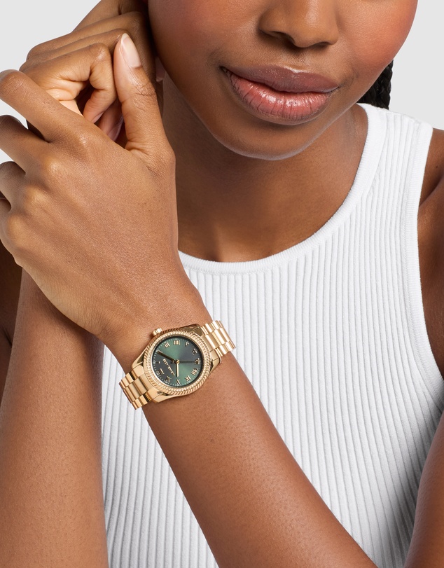 Michael Kors - Lexington Gold Tone Analogue Watch