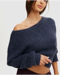 Cotton On Body - Fluffy Off The Shoulder Knit Jumper