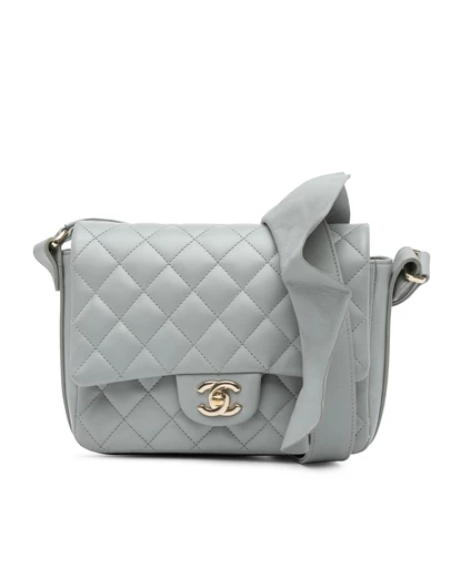 Pre-Loved by Azura Reborn - Pre-Loved chanel Pre-owned Mini Flap Bag Lambskin Quilted