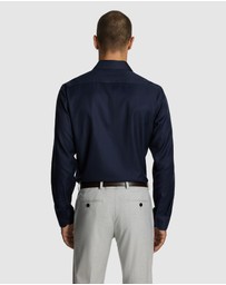 yd. - Maximum Two Ply Cotton Premium Slim Dress Shirt