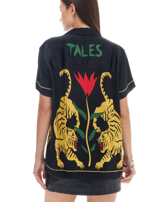 THE TALES - Crouching Tiger Silk Shirt