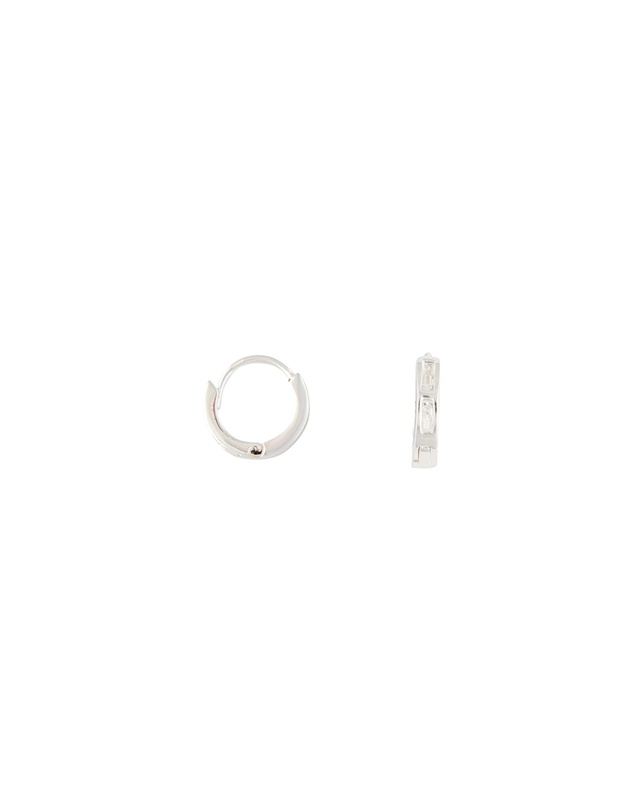 Lovisa - Sterling Silver Classic Huggie Earrings