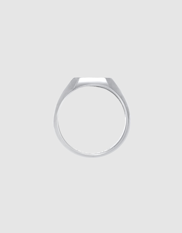 Kuzzoi - ICONIC EXCLUSIVE - Enamel Signet Ring in 925 Sterling Silver