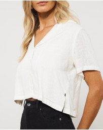 Atmos&Here - Alis Linen Blend Shirt