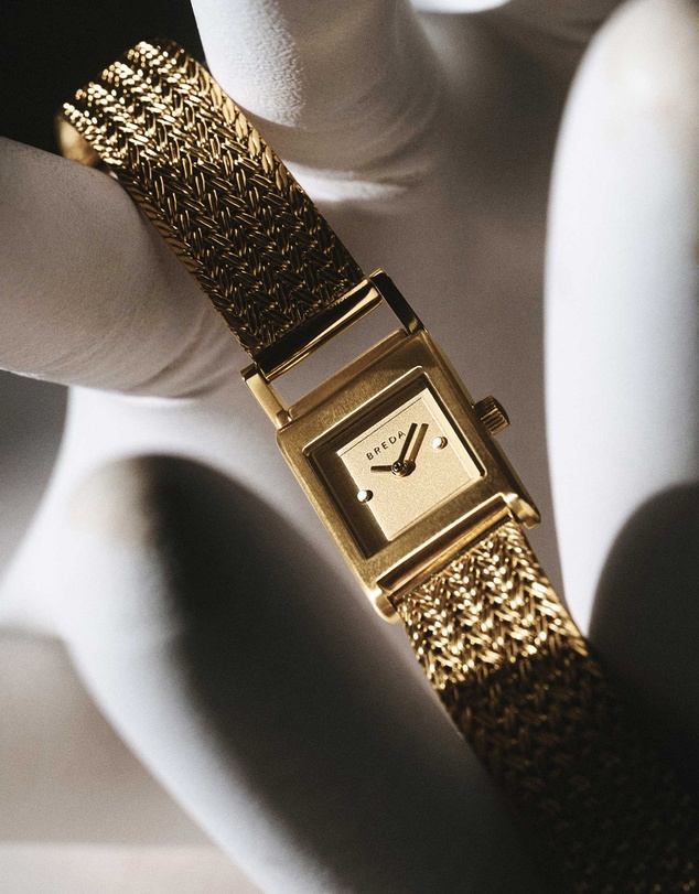 Breda - Revel Tethered Mesh Bracelet Watch, 18MM