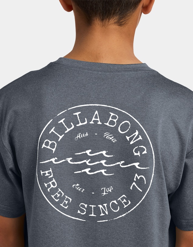 Billabong - Boys 8 to 16 Boys Big Wave Daz Loose Fit Short Sleeve Rashguard