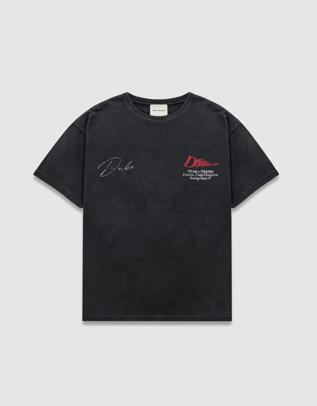 Duke + Dexter - DR1 Helmet Washed Black T-Shirt