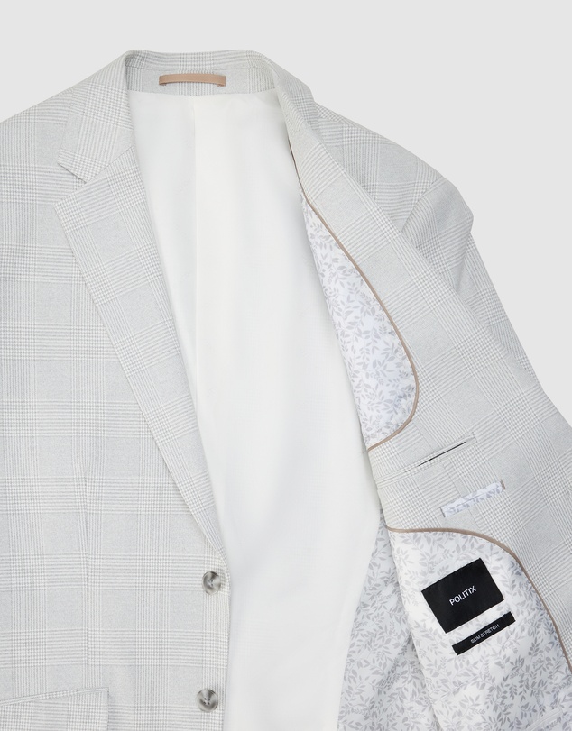 Politix - Prince Of Wales Check Tailored Jacket
