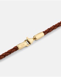 Daniel Wellington - Daniel Braided Leather Bracelet St Mawes 3.0mm G