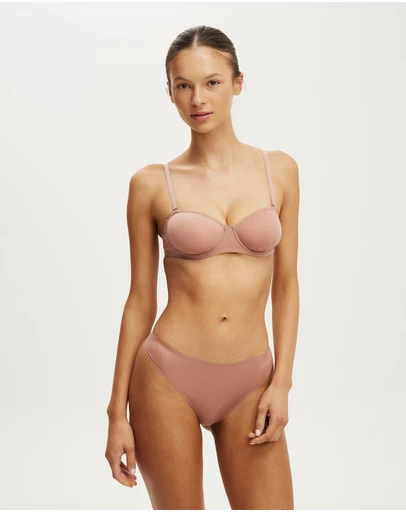 Cotton On Body - Sheer Strapless Balconette Bra
