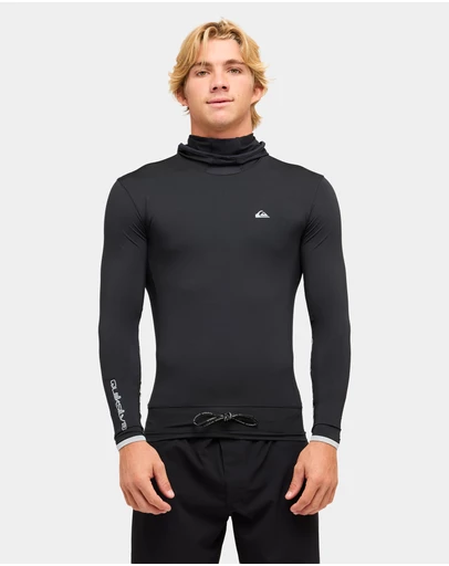 Quiksilver - Mens Highline UPF50 Hooded Long Sleeve Rashguard