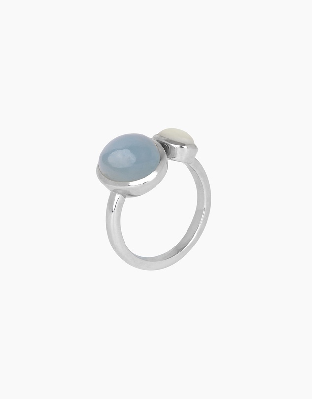 Bianc - Cubism Ring Aquamarine RH