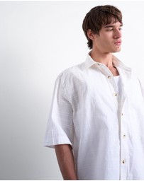 Topman - Short Sleeve Boxy Textured Shirt