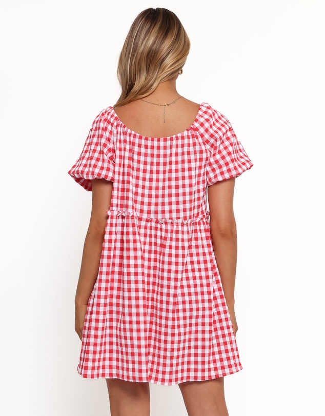 Petal & Pup - Dorothea Mini Dress - Red