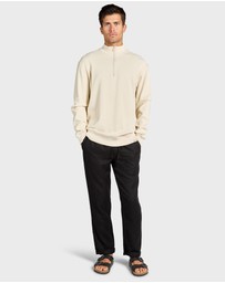 Academy Brand - Perry LS Waffle 1/4 Zip