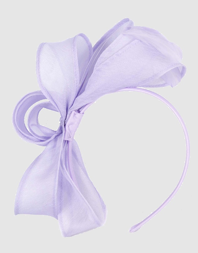 Max Alexander - Organza Lilac Racing Fascinator