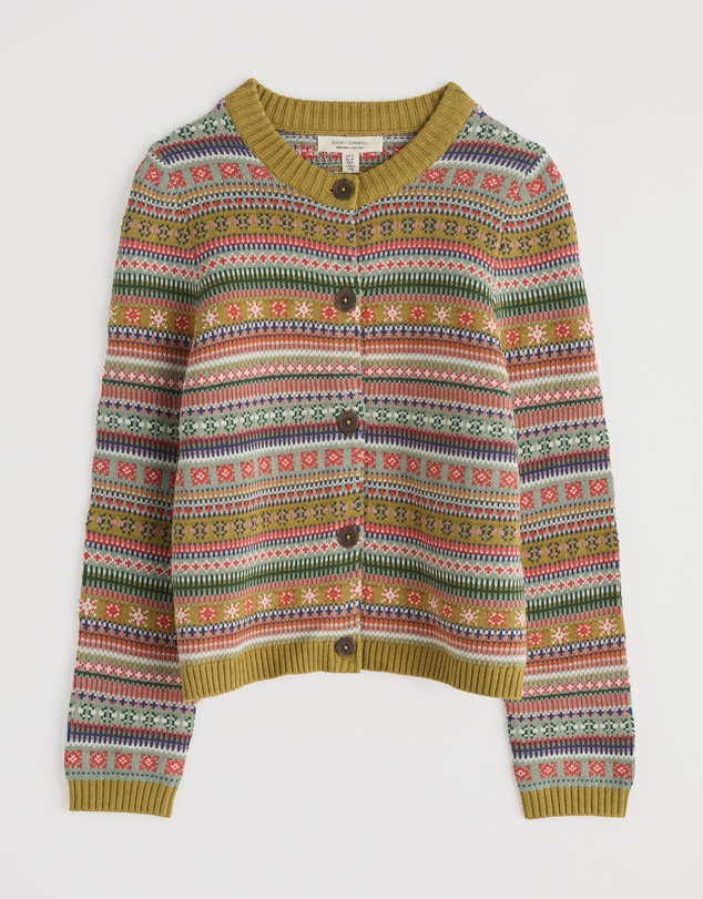 Seasalt - Seasalt Cornwall Multi Cove Cottage Cardigan