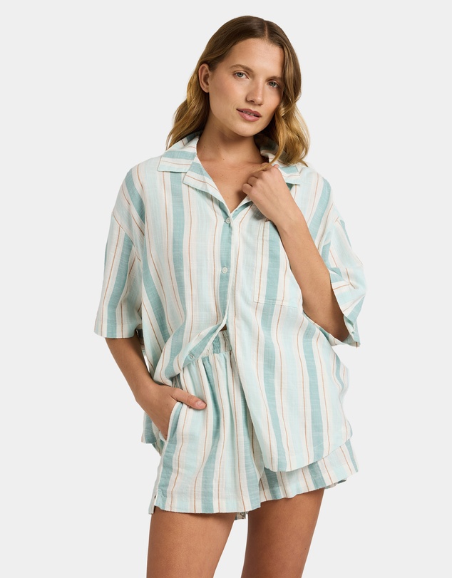 Roxy - Womens Bisous Short Sleeve Shirt