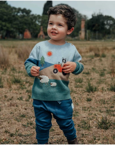 Purebaby - Pasture Jumper - Babies-Kids