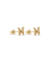 Michael Hill - Butterfly Stud Earrings in 10kt Yellow Gold