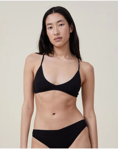 Cotton On Body - Seamless Rib Triangle Bralette