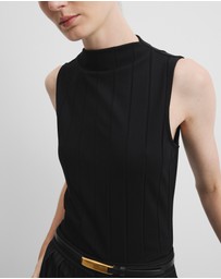 Country Road - Mock Neck Rib Tank
