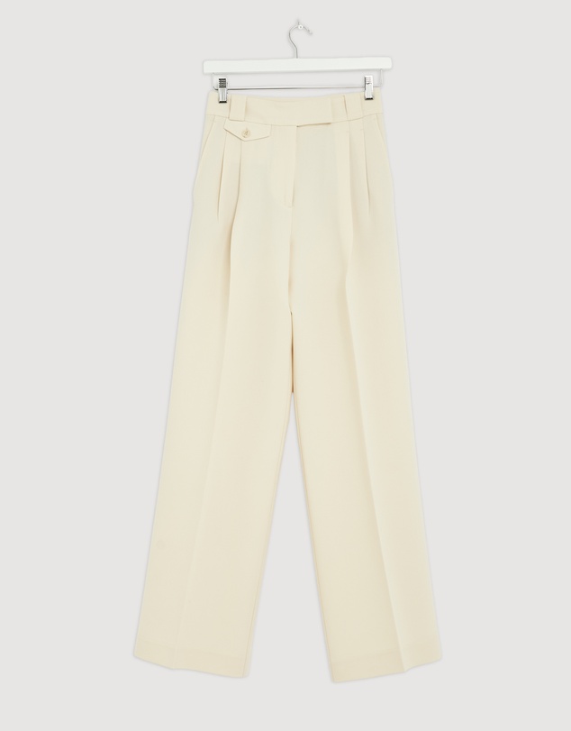 Revibe - Repaired Shona Joy Irena High Waisted Tailored Pants - AU 6