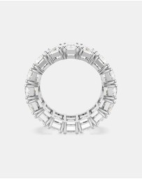Swarovski - Matrix Vittore Ring, Baguette Cut, White, Rhodium Plated