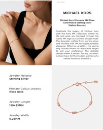 Michael Kors - Premium Rose Gold Tone Tone Bracelet