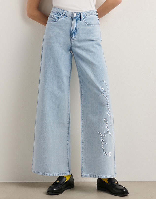 Karl Lagerfeld - KL x Disney Wide Leg Jeans