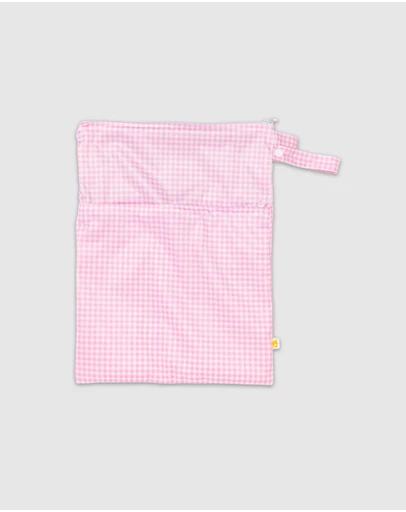 Tyoub - Tyoub Stay-dry Zip Wet Bag Pink Gingham
