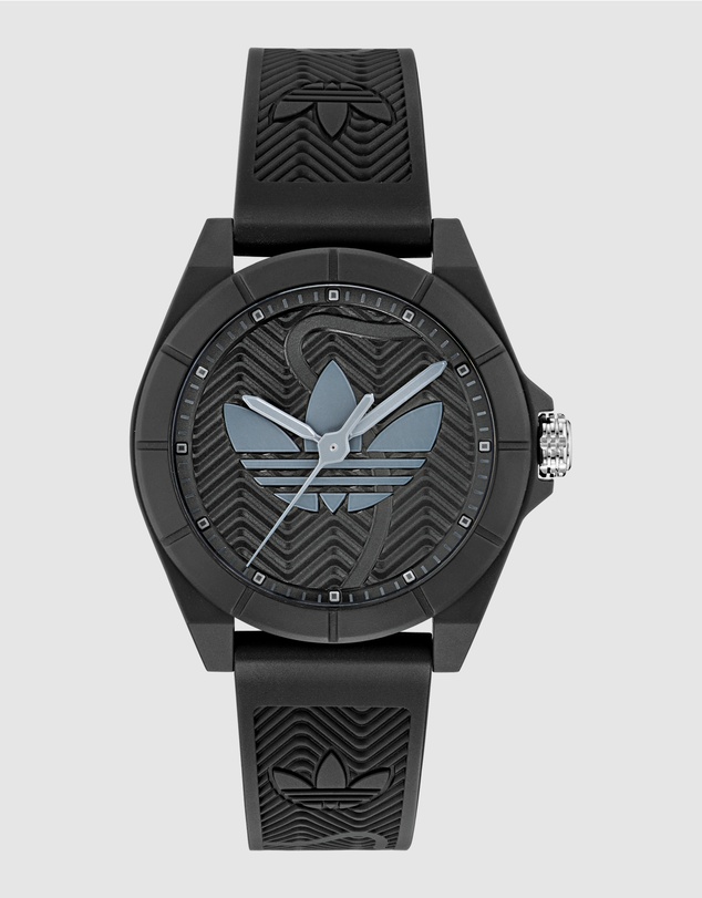 adidas Originals - Project Four 41mm Black Resin Watch