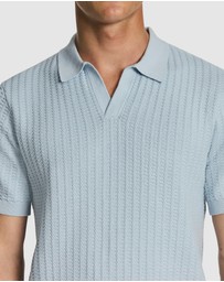 yd. - Salford Knitted Polo Shirt