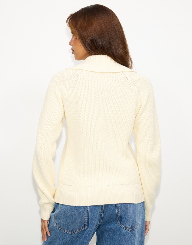 Dazie - Ada Zip Through Knit Jacket