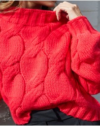 Esther & Co - Hadi Knit - Red