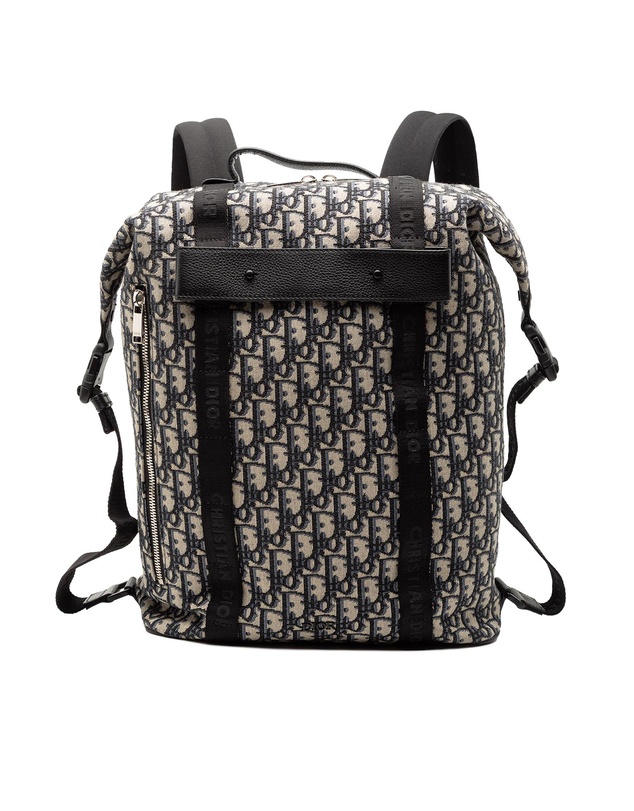 Dior - Pre-Loved Oblique Canvas Safari Backpack