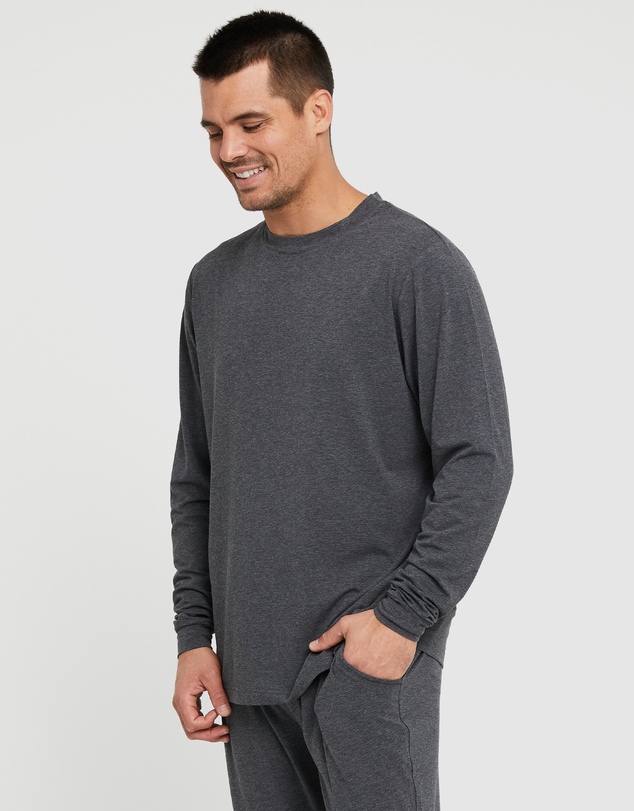 Bamboo Body - Men's Long Sleeve Crew Neck