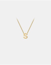 Zoe Olivia - 9K Gold Initial S Necklace